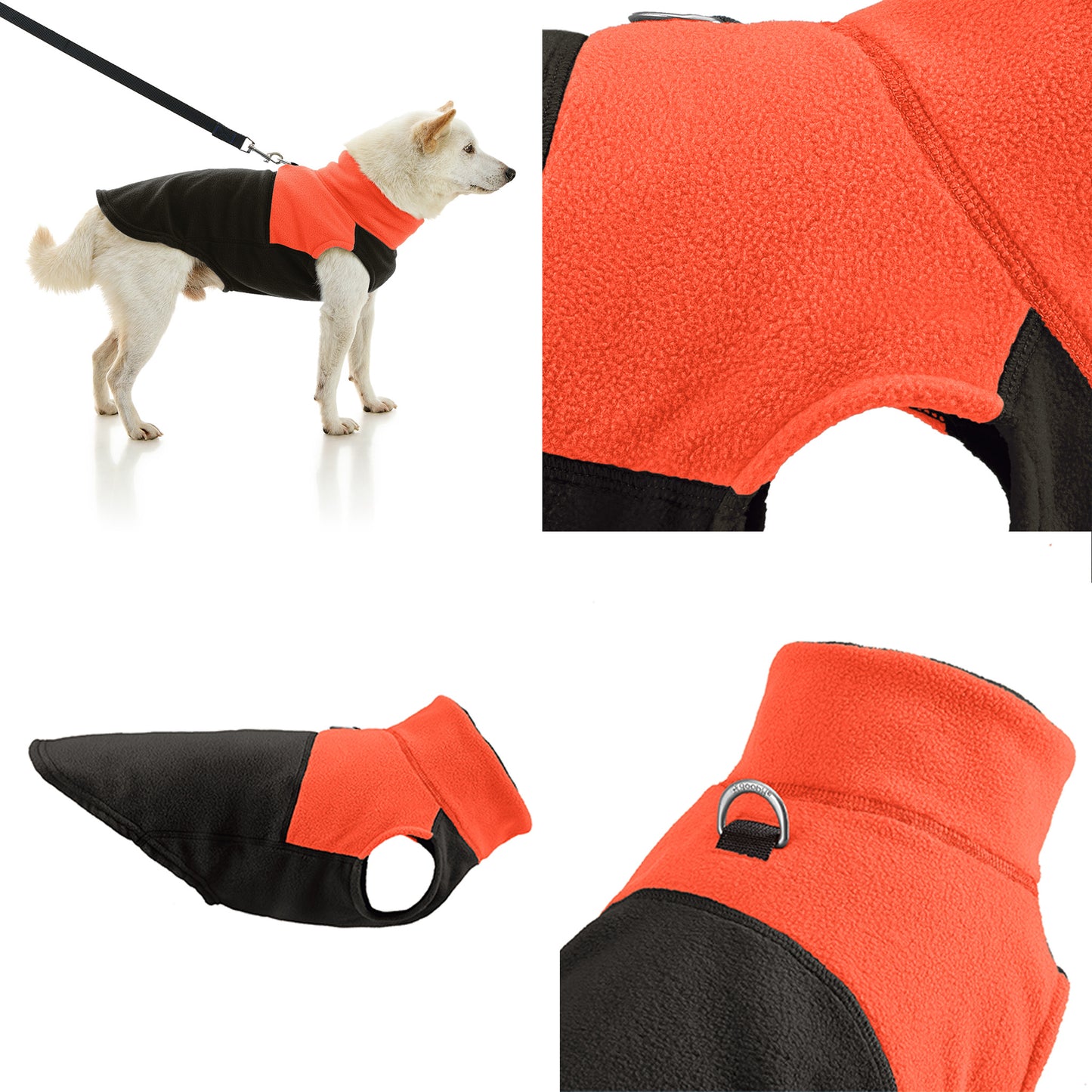 #72231 Chaleco polar de dos tonos