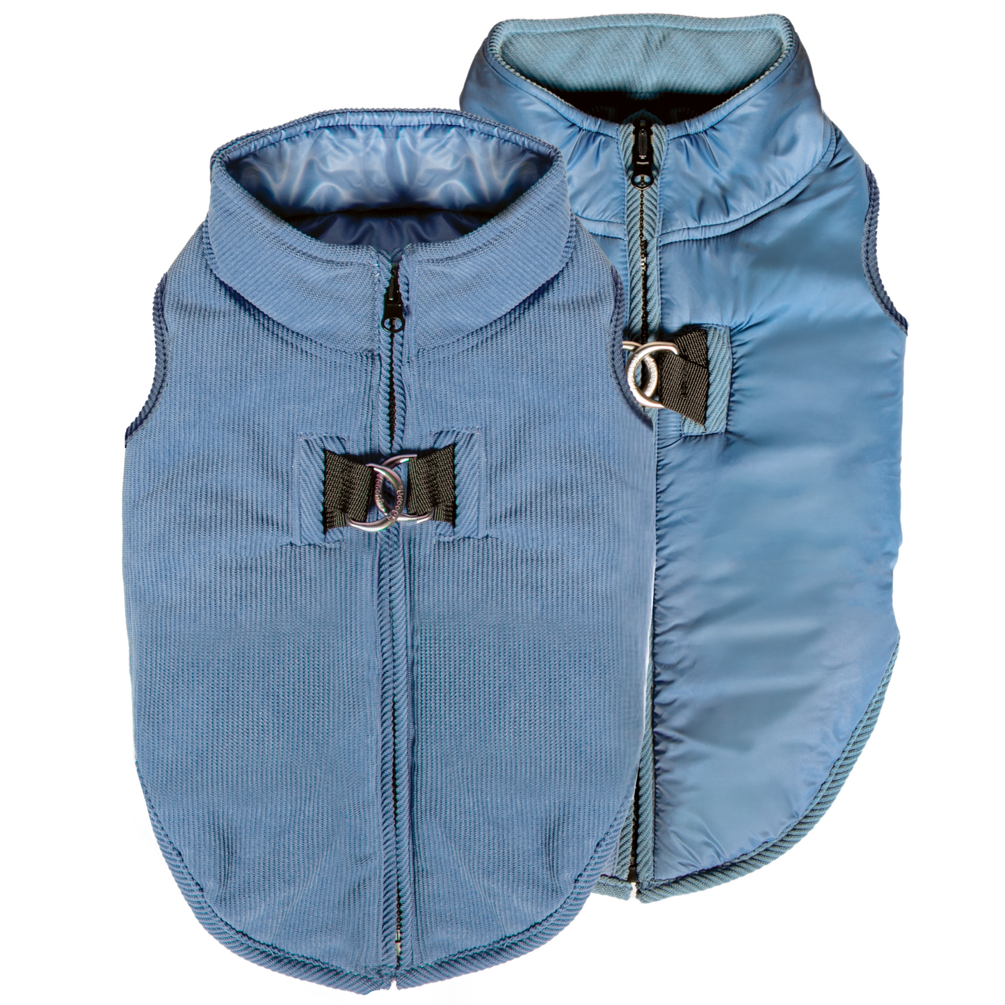 #78251 Corduroy Reversible Zip Up Fleece
