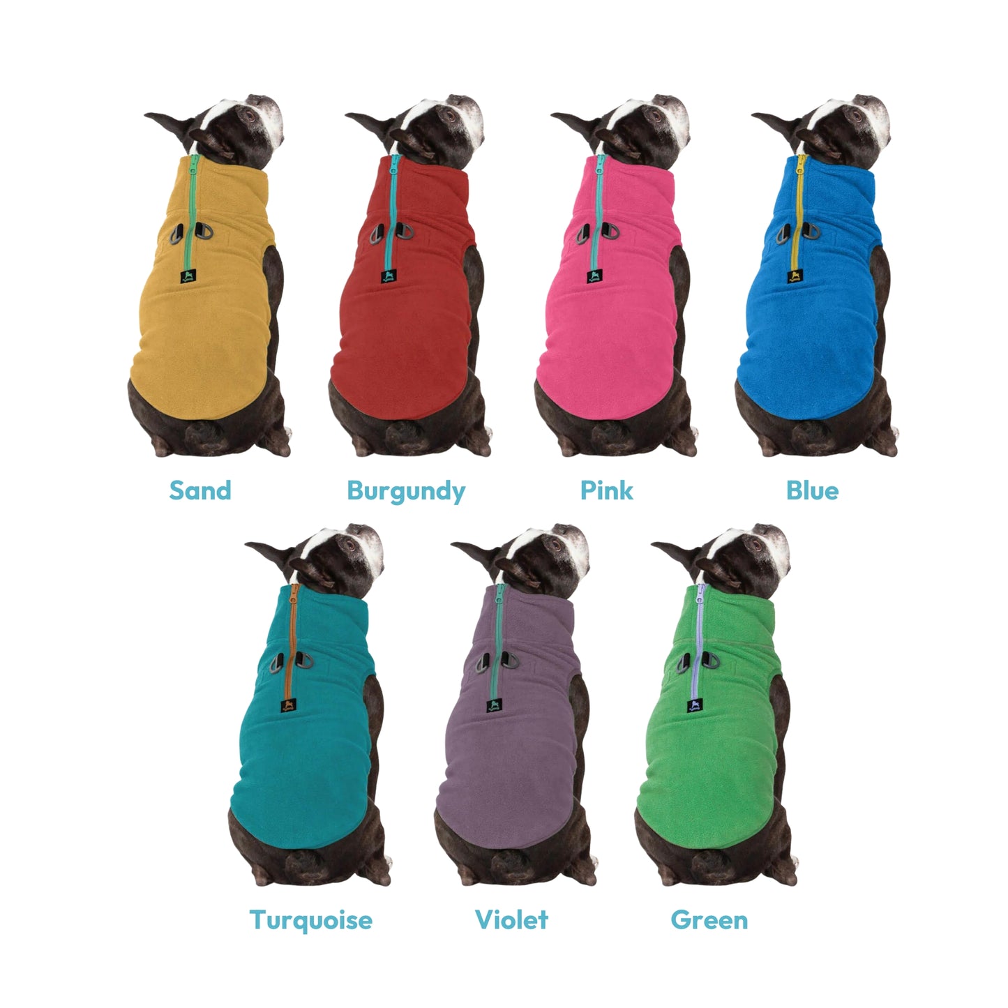 #72211 Chaleco polar con media cremallera