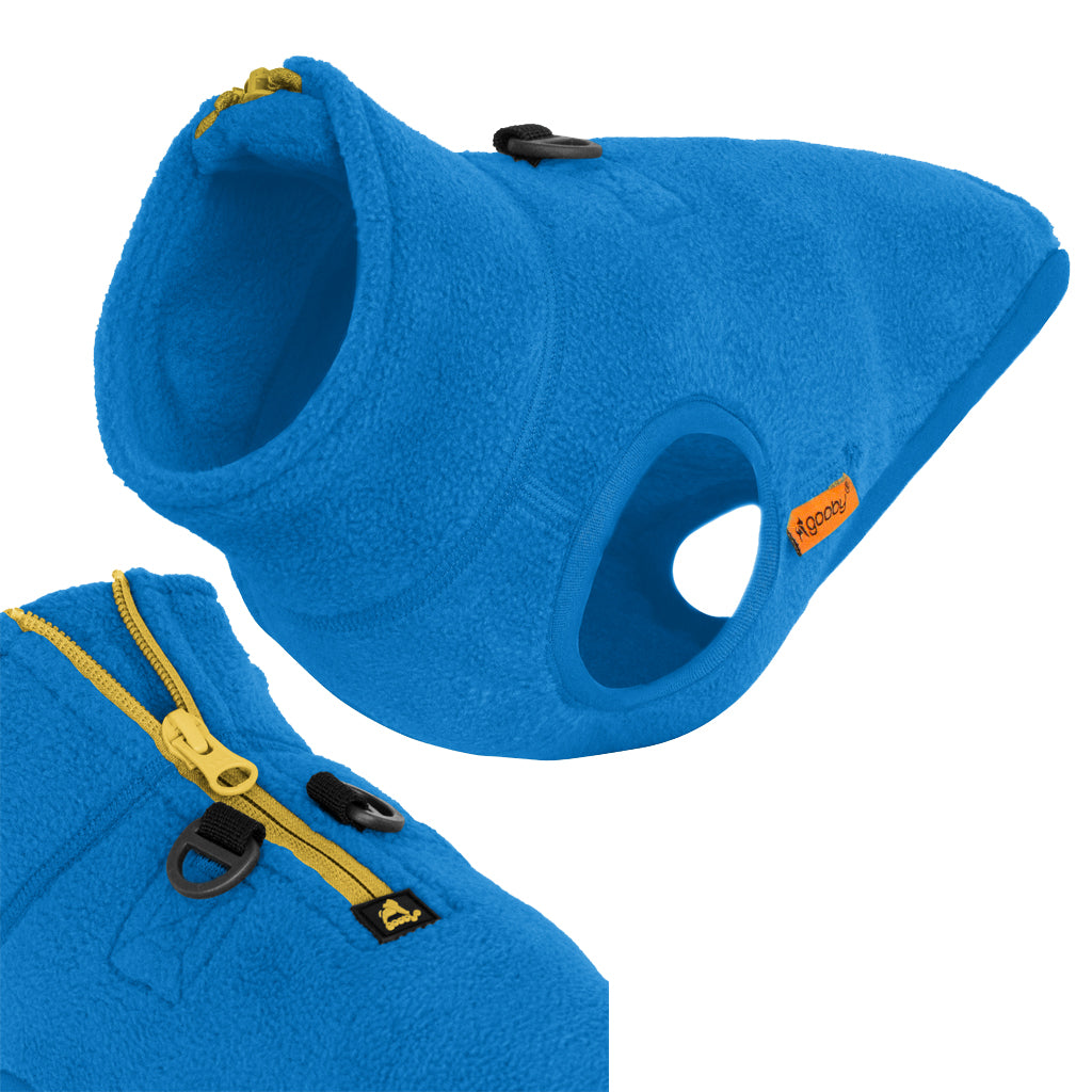 #72211 Chaleco polar con media cremallera