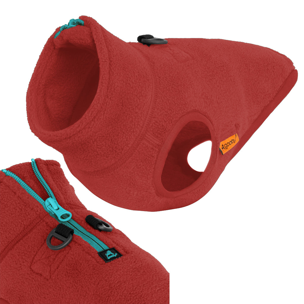 #72211 Chaleco polar con media cremallera