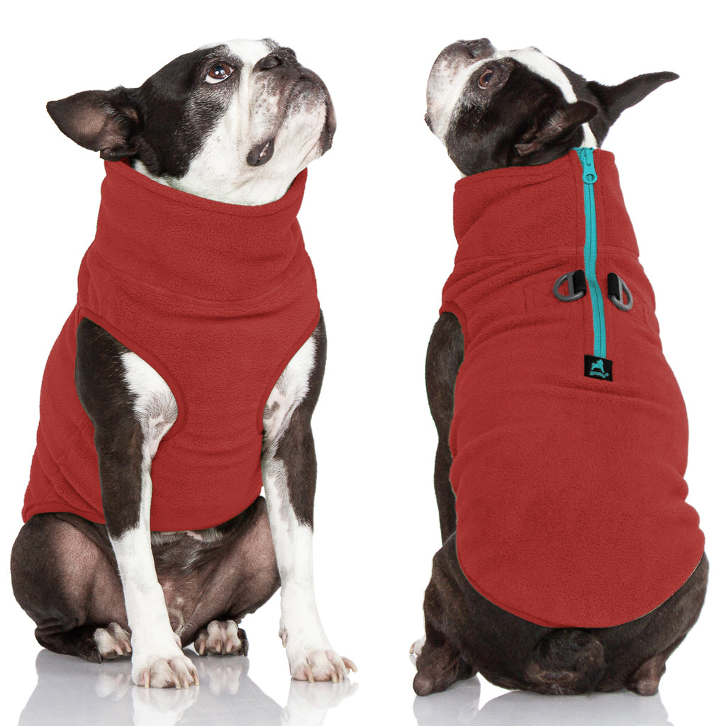 #72211 Chaleco polar con media cremallera