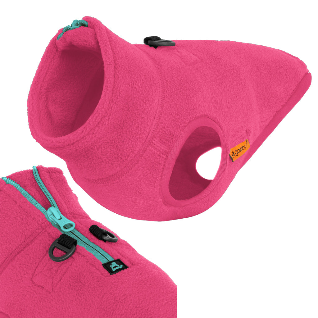 #72211 Chaleco polar con media cremallera