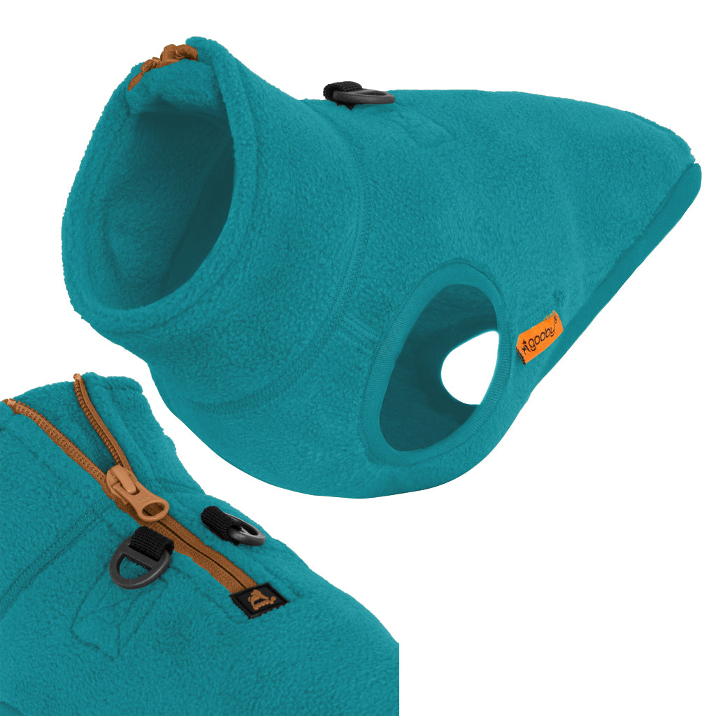 #72211 Chaleco polar con media cremallera