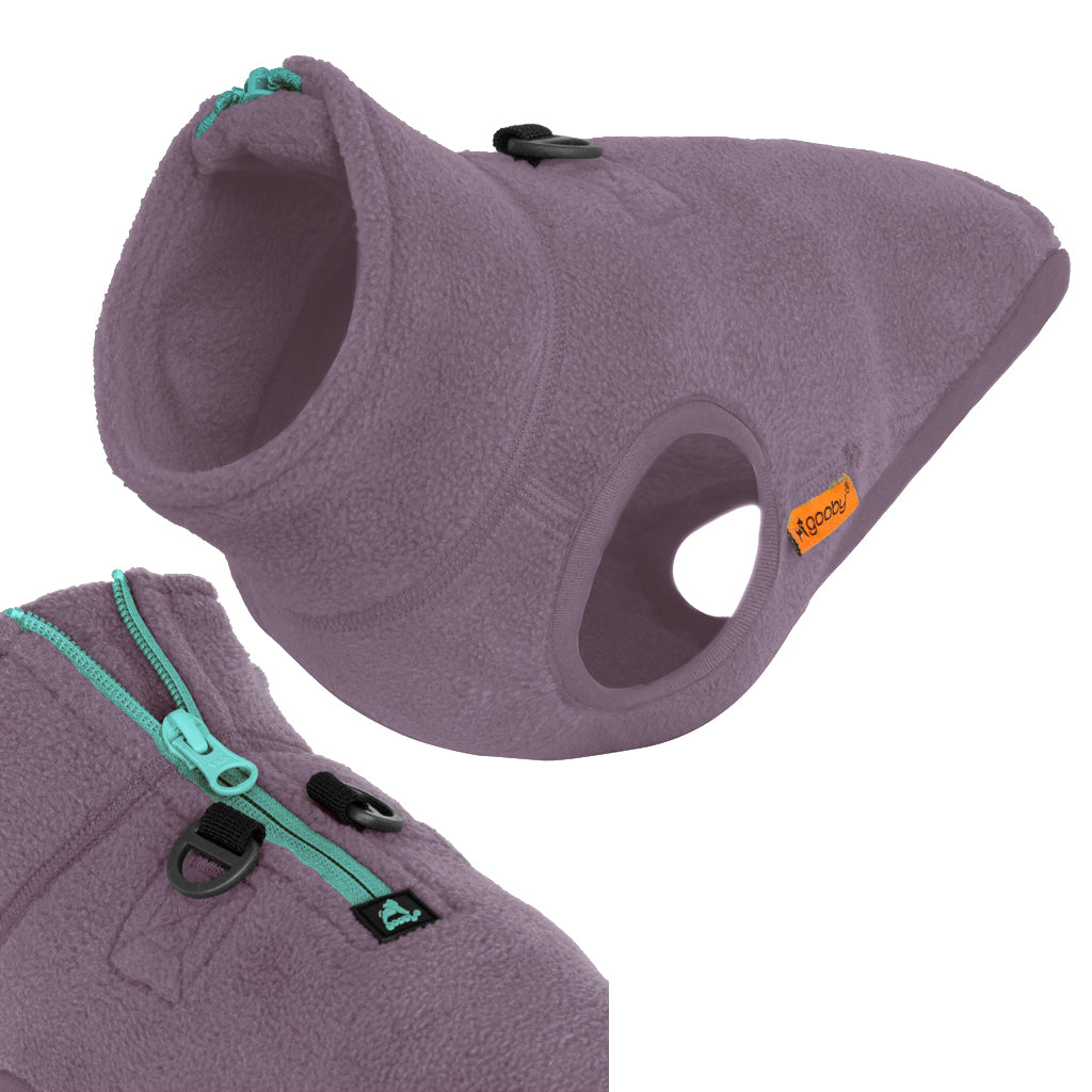 #72211 Chaleco polar con media cremallera