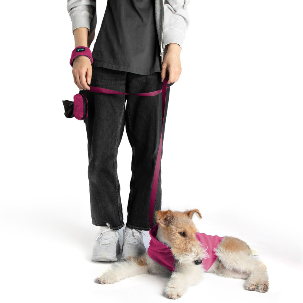 #10126 - Zip Up Fleece - Leash Set (Zip Up Fleece Vest 2 Matching)