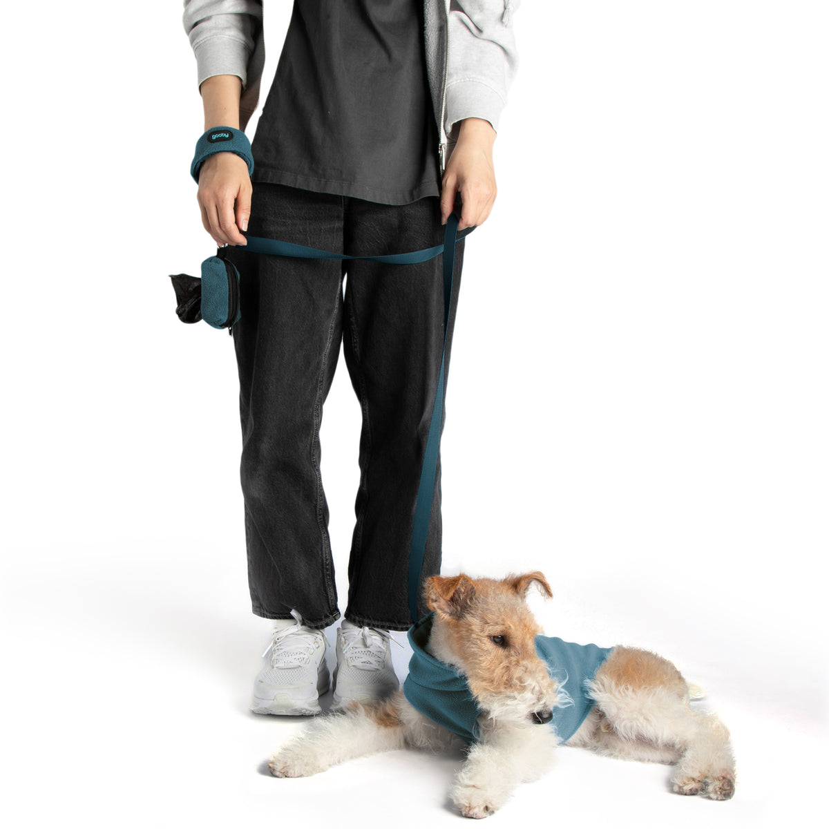 #10126 - Zip Up Fleece - Leash Set (Zip Up Fleece Vest 2 Matching)