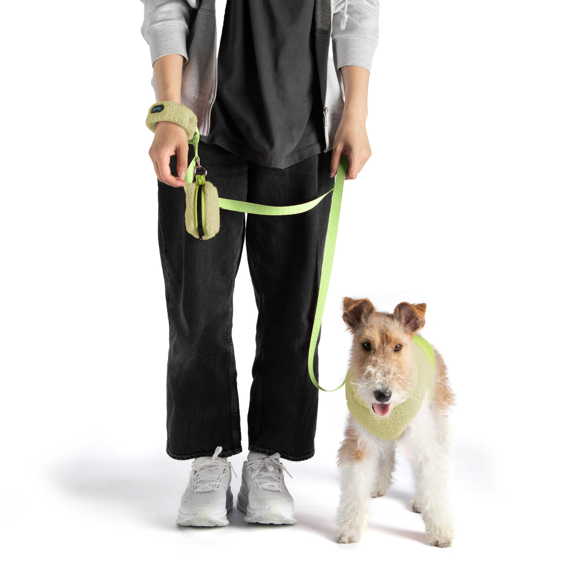 #10326 - Sherpa Puffer Leash Set (Sherpa Puffer Vest Matching)