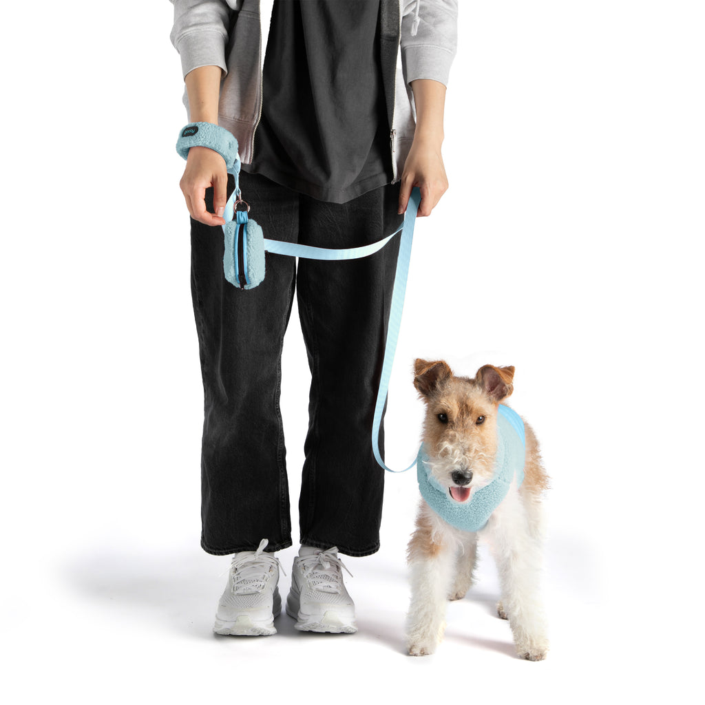 #10326 - Sherpa Puffer Leash Set (Sherpa Puffer Vest Matching)
