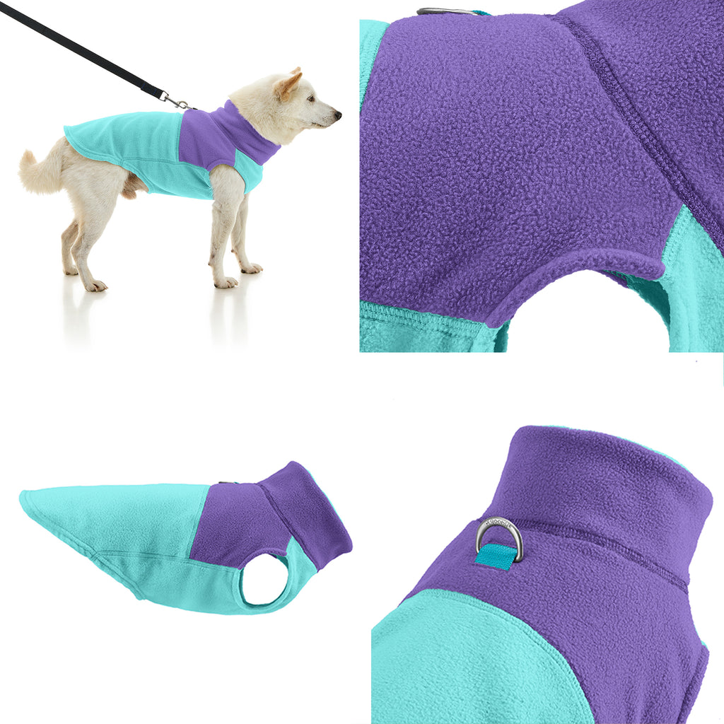 #72231 Chaleco polar de dos tonos
