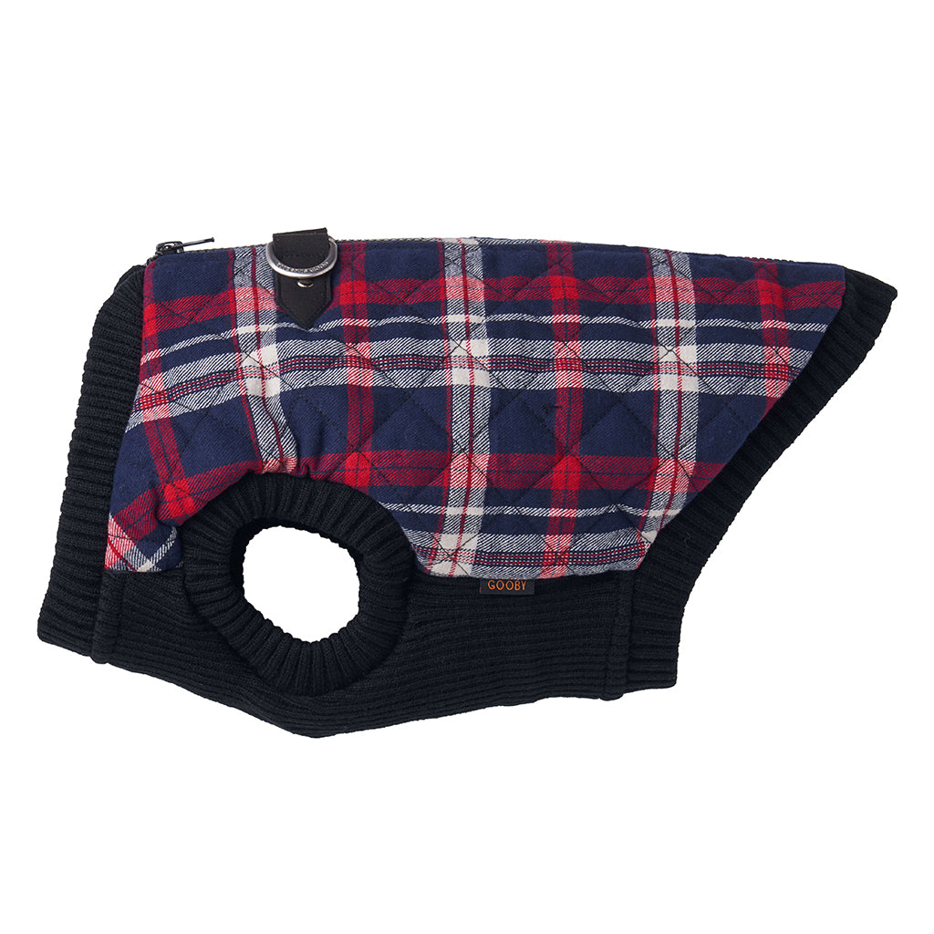 #75002C Chaleco de moda a cuadros