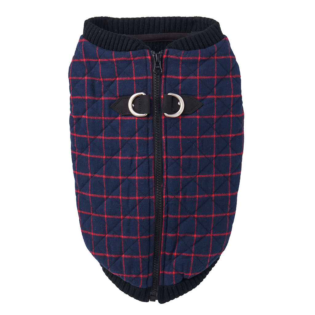 #75002C Chaleco de moda a cuadros