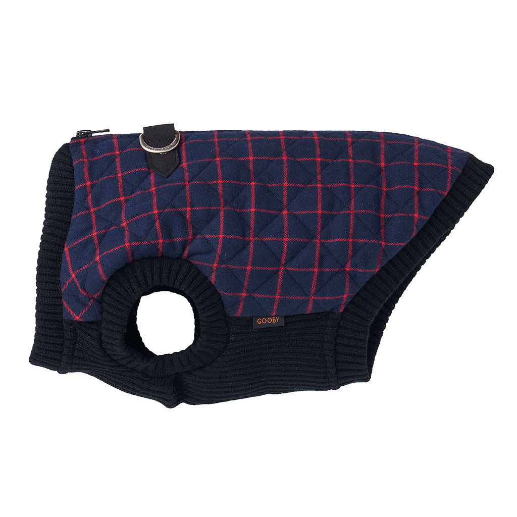 #75002C Chaleco de moda a cuadros