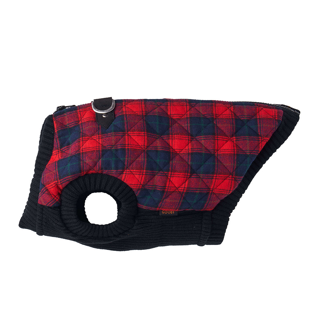 #75002C Chaleco de moda a cuadros